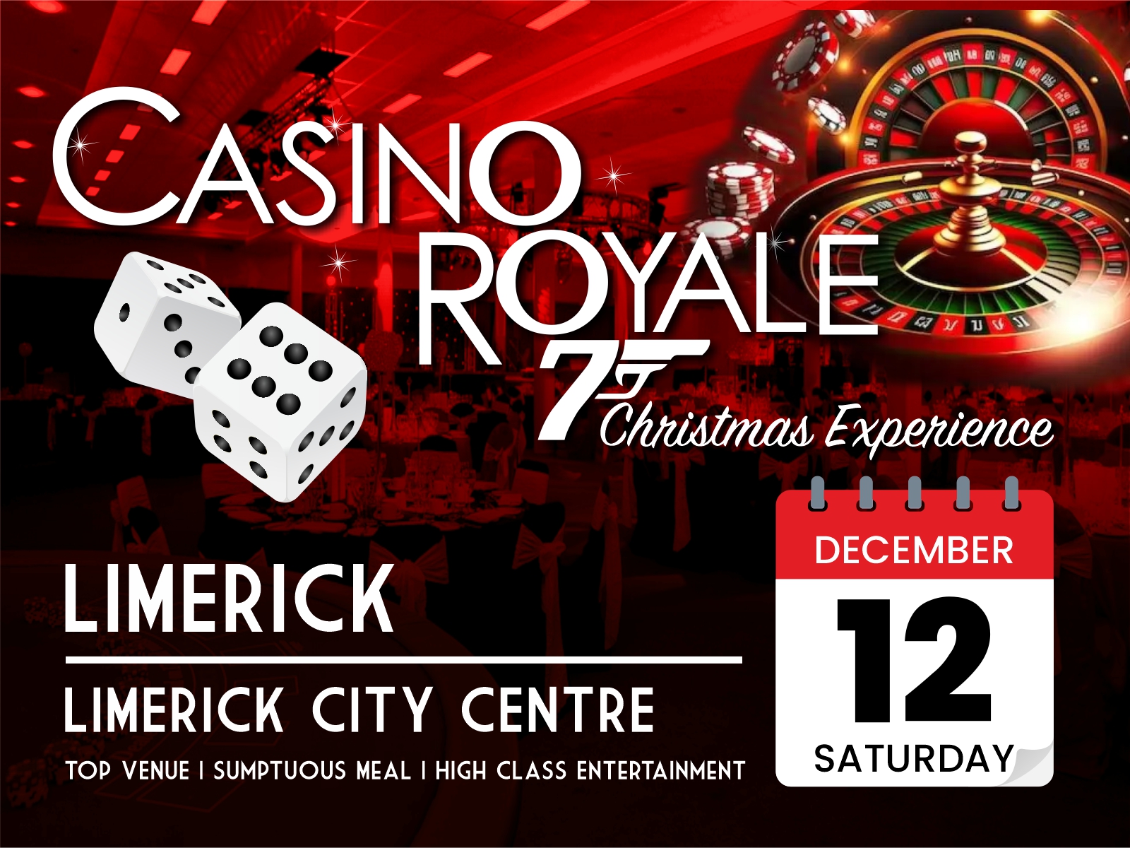 Casino Royale, Limerick City Centre, Saturday 12 December