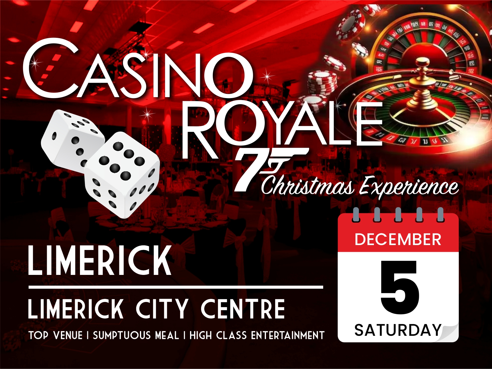 Casino Royale, Limerick City Centre, Saturday 5 December